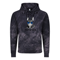 Cloud Black Livin' la vida Frenchie Vintage Hoodie - Bettercallsaul