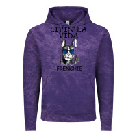 Cloud Purple Livin' la vida Frenchie Vintage Hoodie - Bettercallsaul