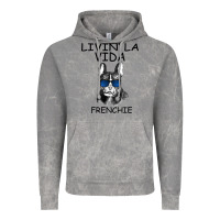 Cloud Rock Livin' la vida Frenchie Vintage Hoodie - Bettercallsaul