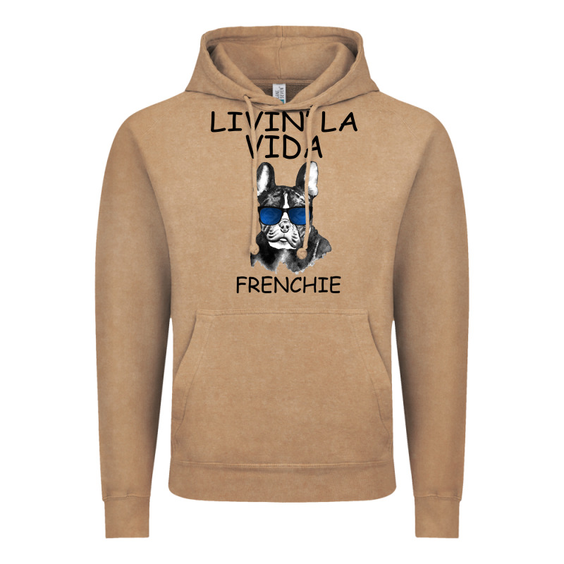 Livin' La Vida Frenchie Vintage Hoodie by Bettercallsaul | Teevron