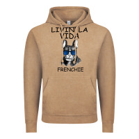 Vintage Coffee Livin' la vida Frenchie Vintage Hoodie - Bettercallsaul