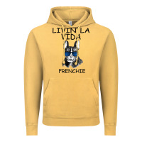 Vintage Mustard Livin' la vida Frenchie Vintage Hoodie - Bettercallsaul
