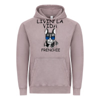 Vintage Zinc Livin' la vida Frenchie Vintage Hoodie - Bettercallsaul