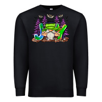 Black Joy Halloween Gnome Premium Sweatshirt - CowhideDigitalArt