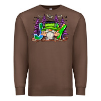 Chestnut Joy Halloween Gnome Premium Sweatshirt - CowhideDigitalArt