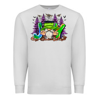 Dove Grey Joy Halloween Gnome Premium Sweatshirt - CowhideDigitalArt