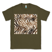 Army Green brown zebra Classic Tee - BarkalooDesign