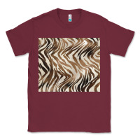 Burgundy brown zebra Classic Tee - BarkalooDesign