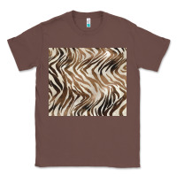 Chestnut brown zebra Classic Tee - BarkalooDesign