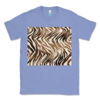 Colony Blue brown zebra Classic Tee - BarkalooDesign