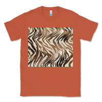 Copper brown zebra Classic Tee - BarkalooDesign