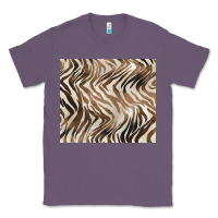 Lavender brown zebra Classic Tee - BarkalooDesign