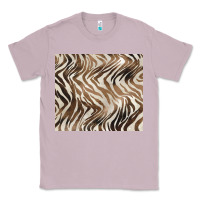 Lilac brown zebra Classic Tee - BarkalooDesign