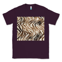 Plum brown zebra Classic Tee - BarkalooDesign