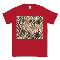 Red brown zebra Classic Tee - BarkalooDesign