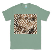 Sage brown zebra Classic Tee - BarkalooDesign