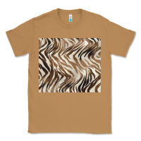 Toasted Coconut brown zebra Classic Tee - BarkalooDesign