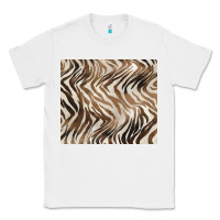 White brown zebra Classic Tee - BarkalooDesign