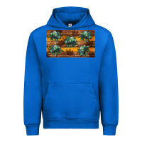 Cobalt dinosaur triceratops sippy cup Urban Hoodie - Artiststas