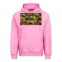 Fuchsia Pink dinosaur triceratops sippy cup Urban Hoodie - Artiststas