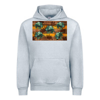 Heather Grey dinosaur triceratops sippy cup Urban Hoodie - Artiststas