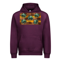 Mauve Wine dinosaur triceratops sippy cup Urban Hoodie - Artiststas