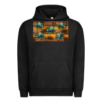 Pigment Black dinosaur triceratops sippy cup Urban Hoodie - Artiststas