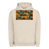 Pigment French Oak dinosaur triceratops sippy cup Urban Hoodie - Artiststas