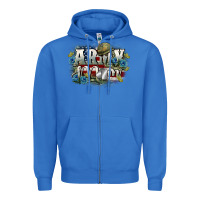 True Royal Army mom Mother's Day Zipper Hoodie - FaDigitalArtStudio