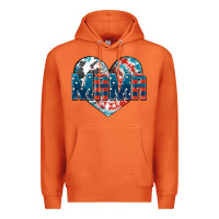 Carrot American Mama heart Premium Hoodie - FaDigitalArtStudio