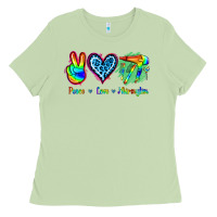 Matcha Peace Love Hairstylist Ladies Tee - Jasminsmagicworld