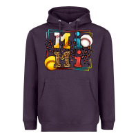 Plum Baseball and Softball mimi Heavyweight Hoodie - LillyAllenDesigns