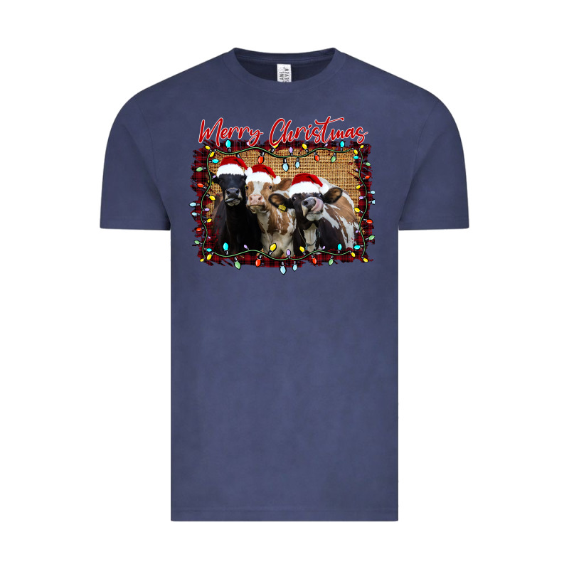 Merry Christmas Cows Vintage Tee by Bettercallsaul | Teevron