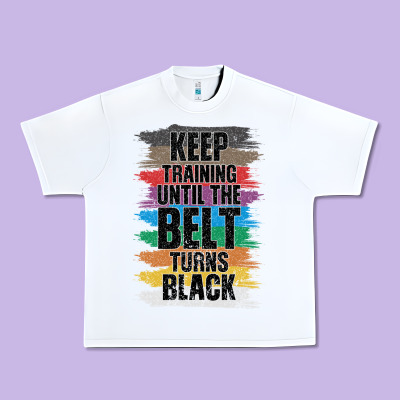 Black Belt Martial Art Training Karate Taekwondo Urban Heavy Tee Designed By Bettercallsaul