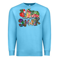 Ocean Blue Sweet Sweet Summer Premium Sweatshirt - CowhideDigitalArt