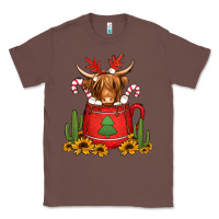Chestnut hot coco christmas highland cow Classic Tee - Jasminsmagicworld