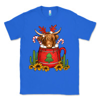 True Royal hot coco christmas highland cow Classic Tee - Jasminsmagicworld
