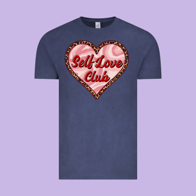 Self Love Club Valentine's Day Vintage Tee Designed By Ranaportraitstore