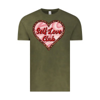 Vintage Olive self love club valentine's day Vintage Tee - RanaPortraitStore