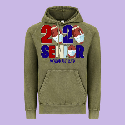 Quarantined Senior 2020 American Football Vintage Hoodie Designed By Bettercallsaul