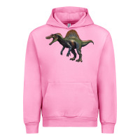 Fuchsia Pink spinosaurus Urban Hoodie - Artiststas