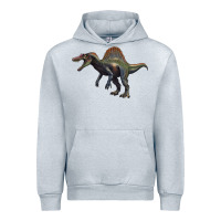 Heather Grey spinosaurus Urban Hoodie - Artiststas
