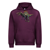 Mauve Wine spinosaurus Urban Hoodie - Artiststas