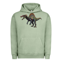 Pigment Oil Green spinosaurus Urban Hoodie - Artiststas