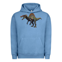 Pigment Pebble Blue spinosaurus Urban Hoodie - Artiststas