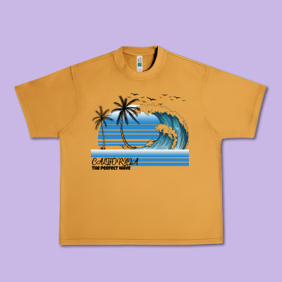 California The Perfect Wave Urban Heavy Tee Designed By Bettercallsaul