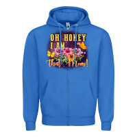 True Royal Oh honey i am that mom Zipper Hoodie - FaDigitalArtStudio