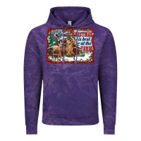 Cloud Purple christmas is best at the farm Vintage Hoodie - RanaPortraitStore