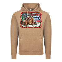 Vintage Coffee christmas is best at the farm Vintage Hoodie - RanaPortraitStore