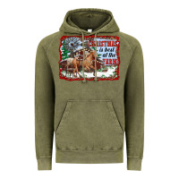 Vintage Olive christmas is best at the farm Vintage Hoodie - RanaPortraitStore